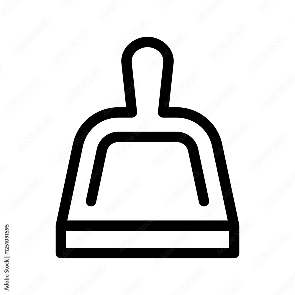 Dustpan Icon Vector Symbol Design Illustration Dustpan Icon Vector Symbol Design Illustration