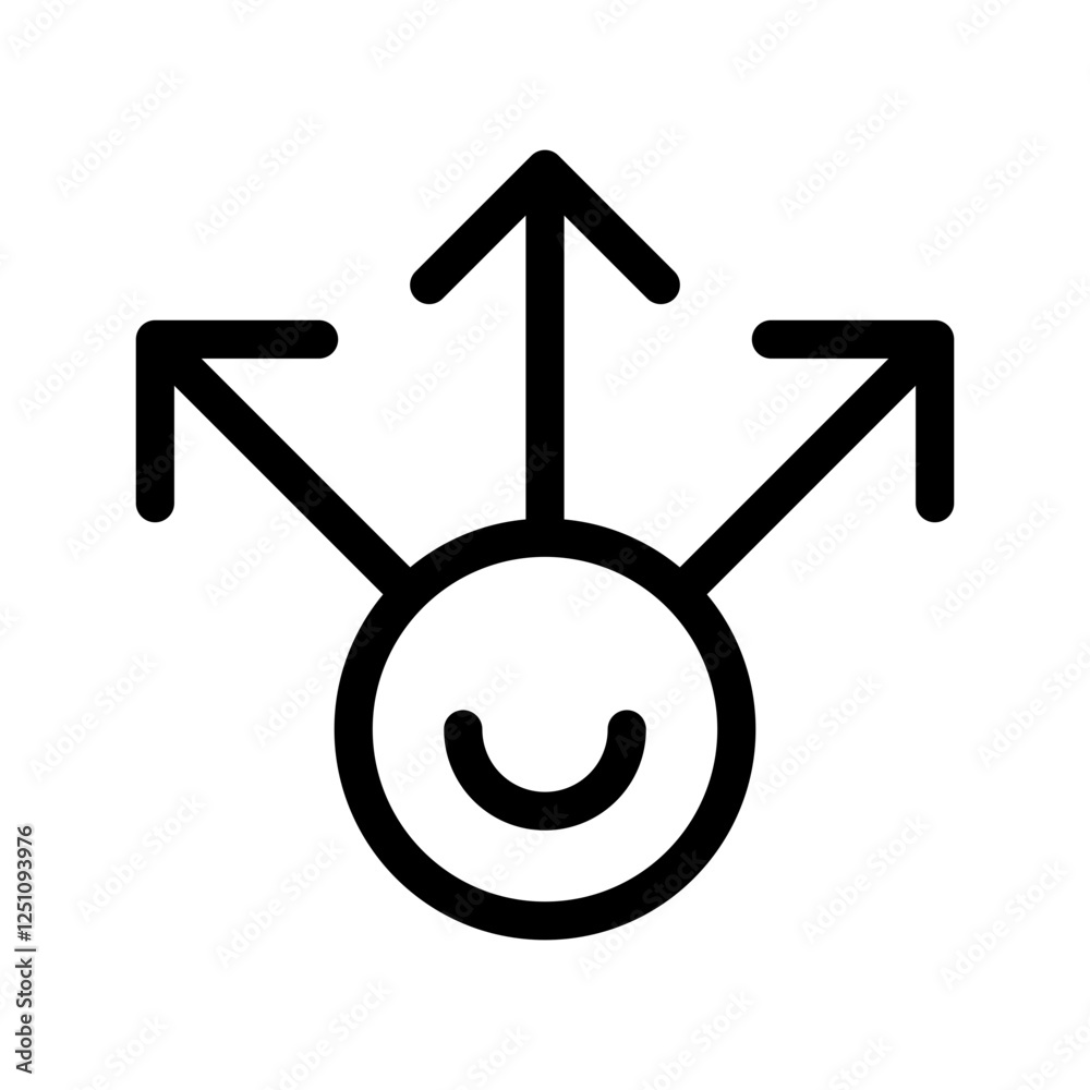 Distribute Icon Vector Symbol Design Illustration