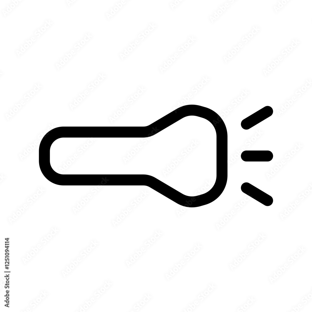 Torch Icon Vector Symbol Design Illustration Torch Icon Vector Symbol Design Illustration