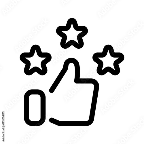 Review Icon Vector Symbol Design Illustration