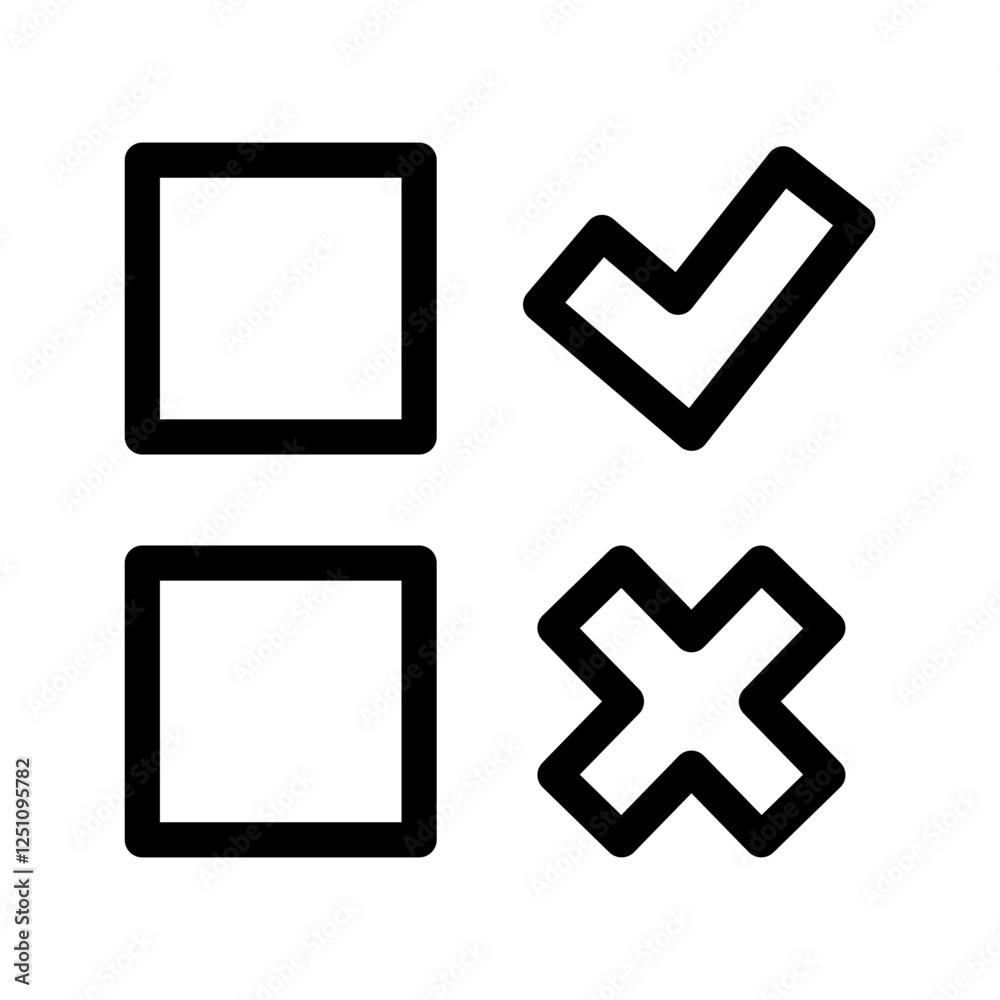 Survey Icon Vector Symbol Design Illustration