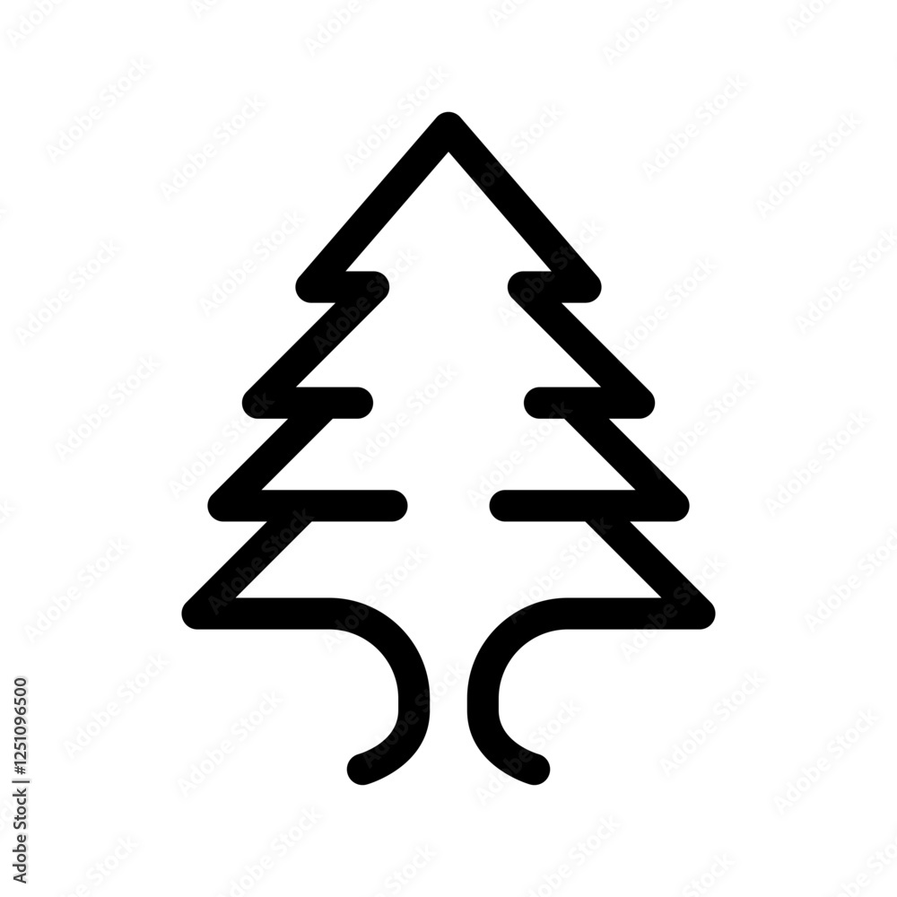 Pine Tree Icon Vector Symbol Design Illustration Pine Tree Icon Vector Symbol Design Illustration