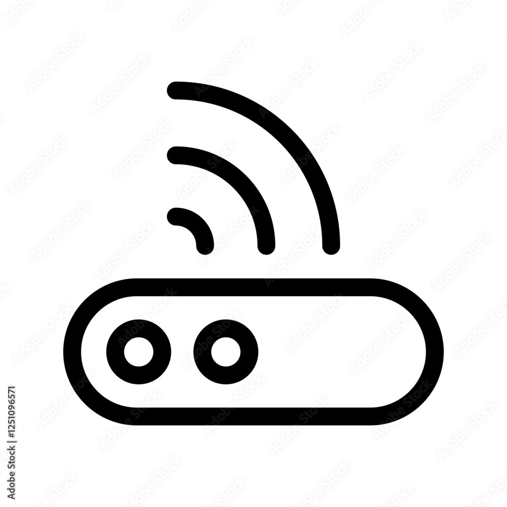 Router Icon Vector Symbol Design Illustration Router Icon Vector Symbol Design Illustration