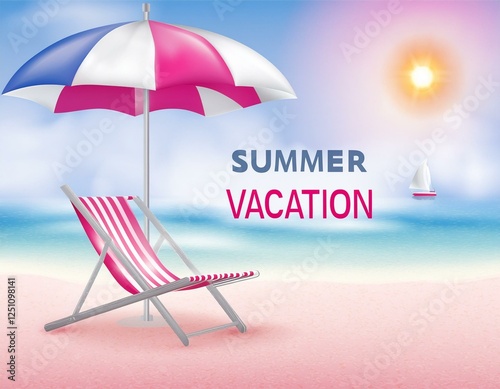 Summer vacacion concept