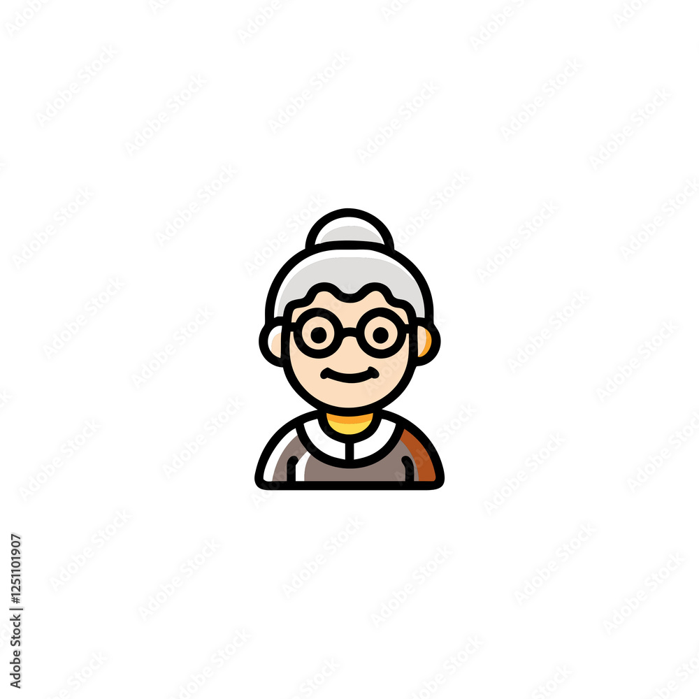old woman colored icon on transparent background
old woman colored icon on transparent background