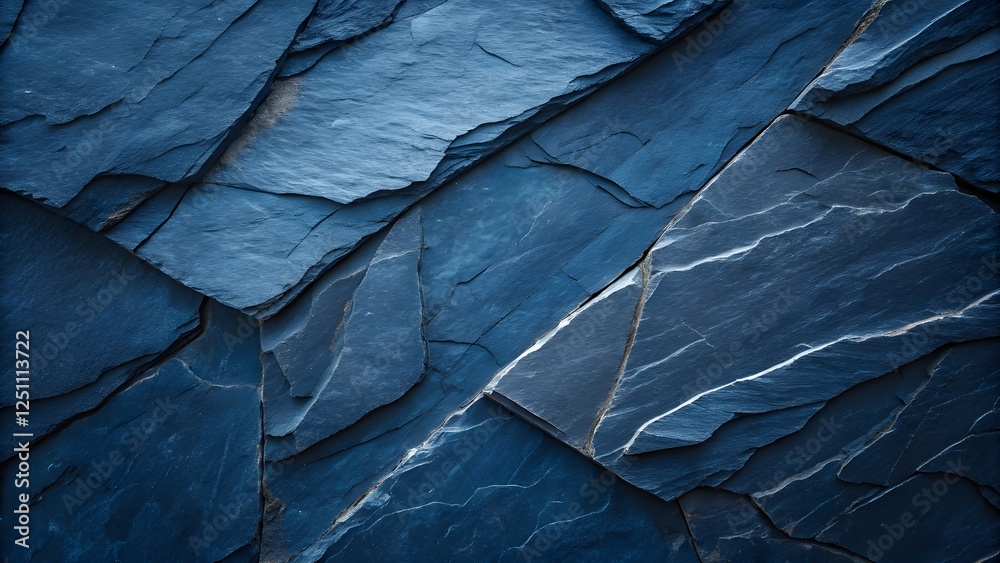 custom made wallpaper toronto digitalDark blue slate rock texture background with rough, cracked layers of stone, creating a natural, rugged surface. Ideal for nature, geology, or abstract design projects