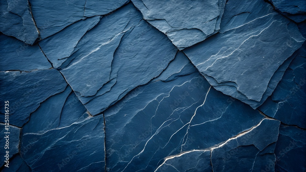 custom made wallpaper toronto digitalDark blue slate rock texture background with rough, cracked layers of stone, creating a natural, rugged surface. Ideal for nature, geology, or abstract design projects