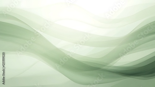 Wallpaper Mural Abstract Green Wave Pattern Design Background Torontodigital.ca