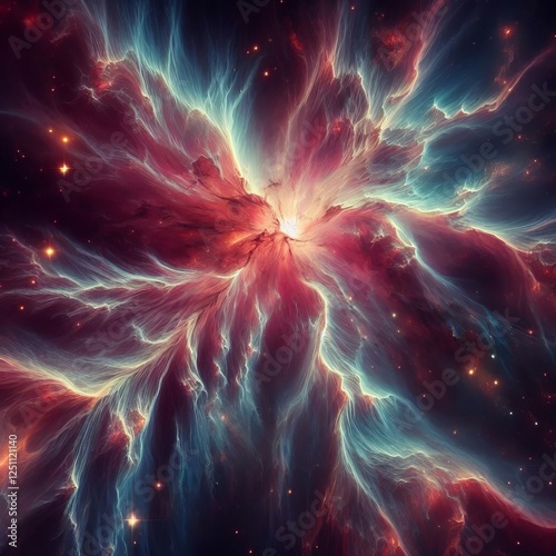 Starfish shaped long flowing arms