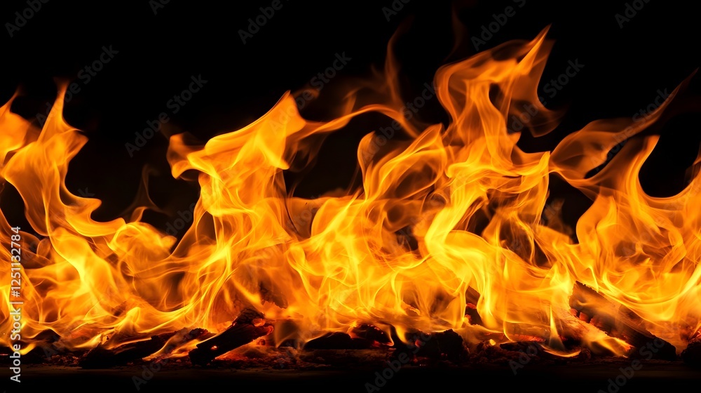 Powerful and Vivid Flames Burning Brightly in Abstract Digital Art with Intense Fiery Textures and Patterns Creative Fiery Background Design Element Powerful and Vivid Flames Burning Brightly in Abstract Digital Art with Intense Fiery Textures and Patterns Creative Fiery Background Design Element