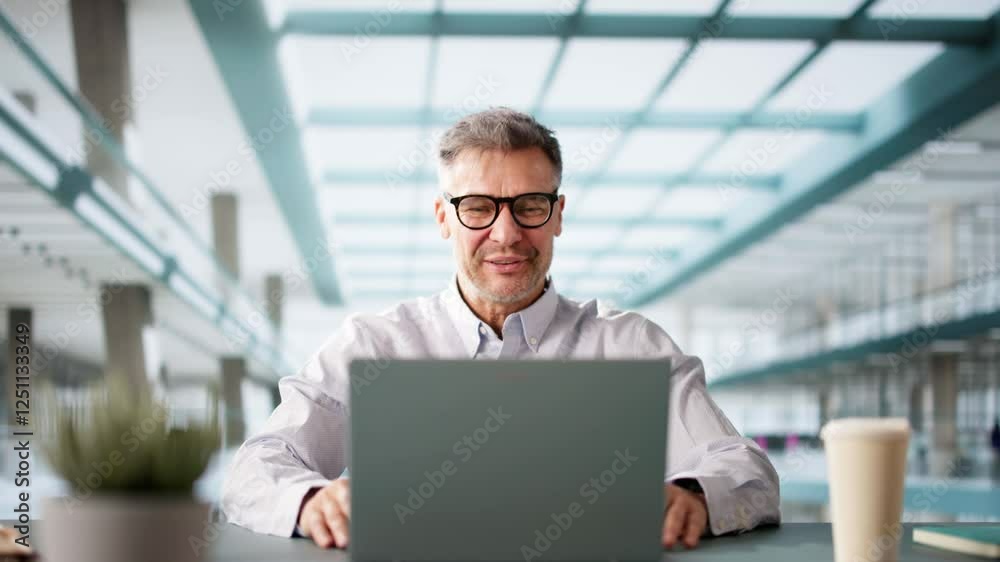 Virtual Business Meeting Using Office Computer Virtual Business Meeting Using Office Computer