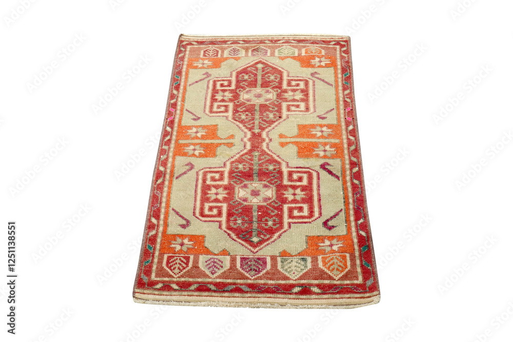 hand-woven, decorative wool Turkish carpet hand-woven, decorative wool Turkish carpet