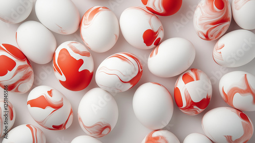 Red and Colored Easter Eggs: Vibrant and Traditional Designs for Festive Celebrations