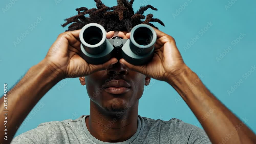 The Man with Binoculars The Man with Binoculars
