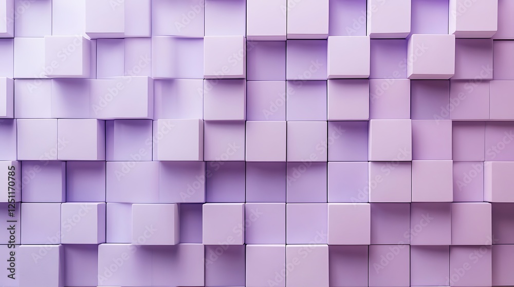 Abstract Lavender Cubes Geometric Pattern Background Abstract Lavender Cubes Geometric Pattern Background