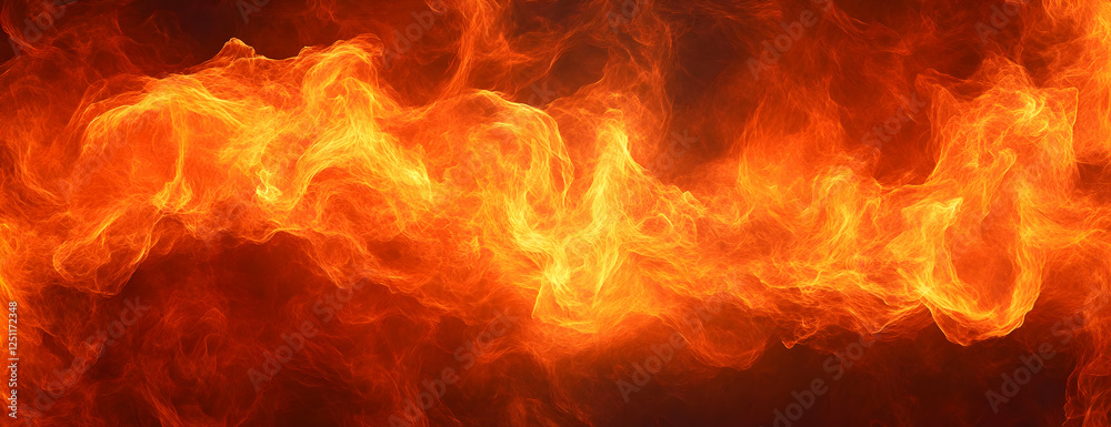 Fiery stream, dark background, digital art, design Fiery stream, dark background, digital art, design