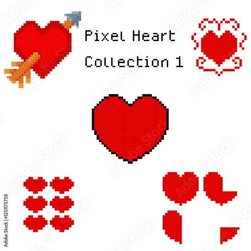 Pixel Heart Collection 1