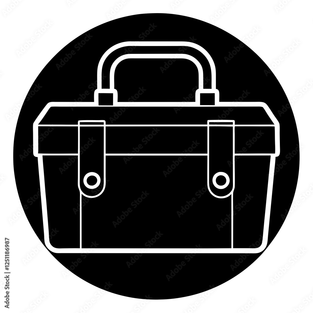 Toolbox vector icon Toolbox vector icon
