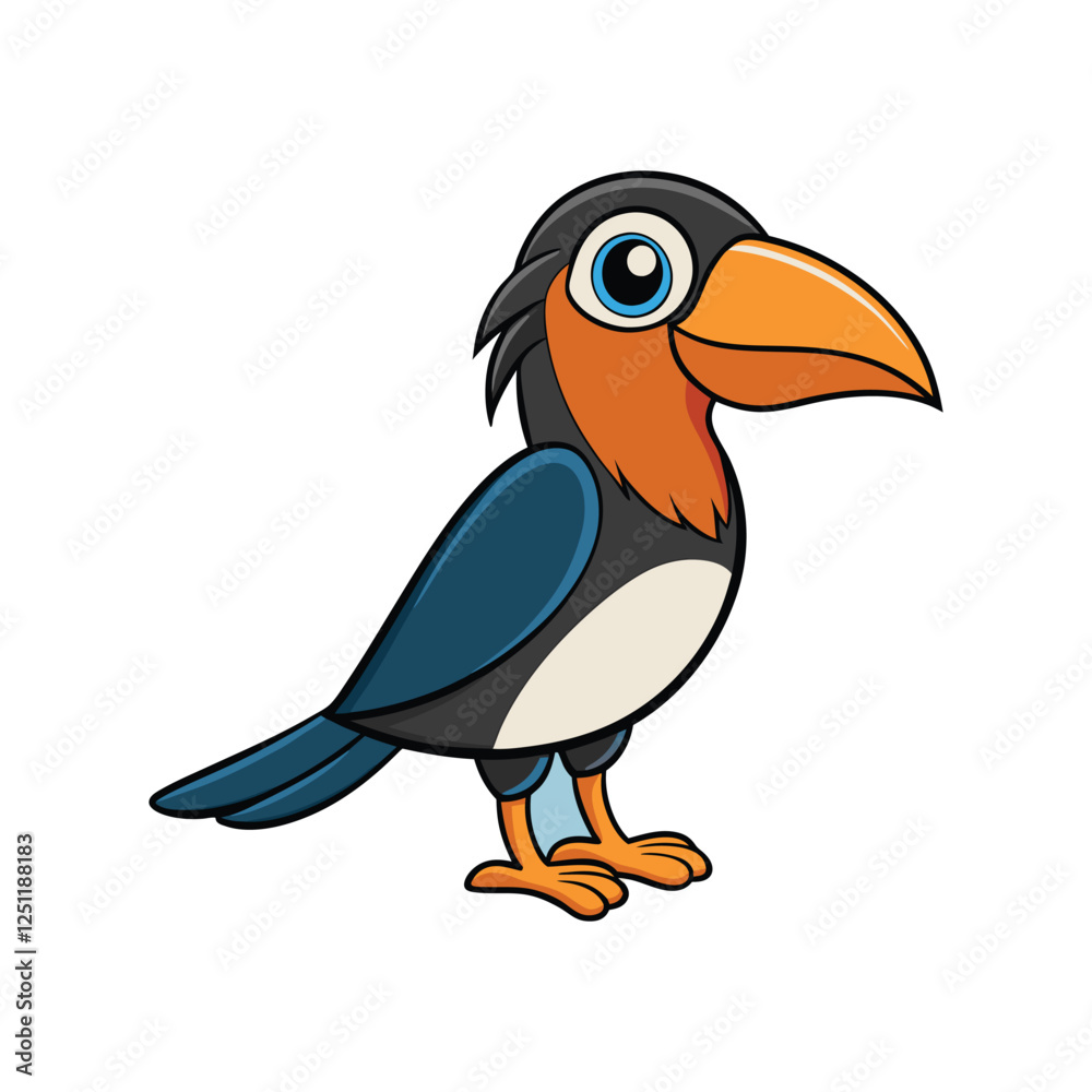 Naklejka premium grosbeak bird.eps