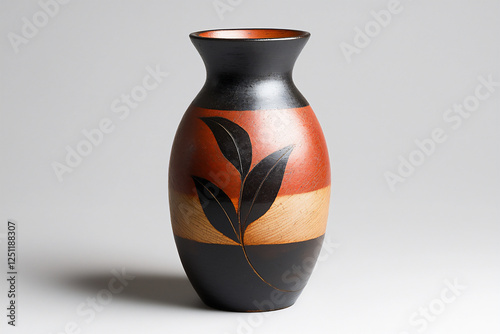 P A unique Shigaraki ware flower vase with na photo