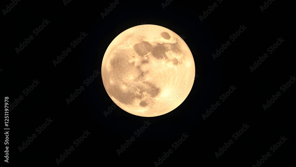 Obraz premium full moon over black