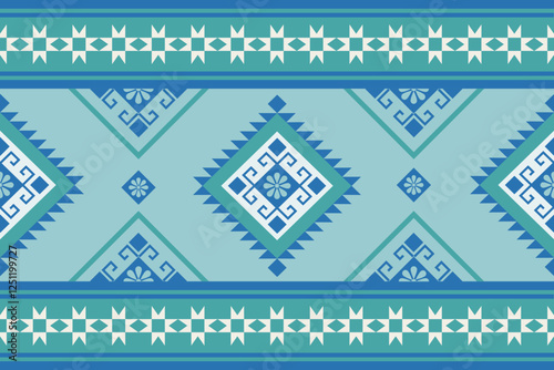 Ethnic geometric patterns according to the style of the individual