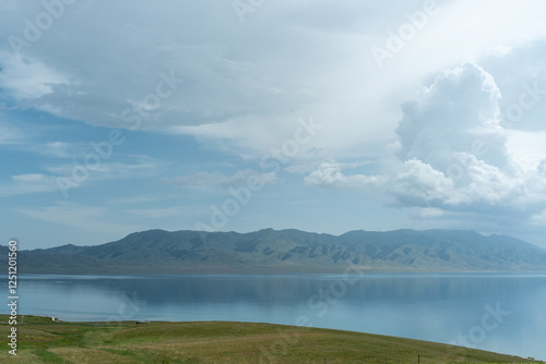 Bortala Sailimu Lake Scenic Area, Xinjiang Uygur Autonomous Region, China photo