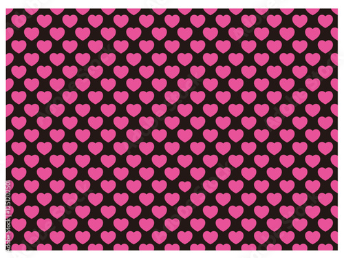 ハート柄・ピンク大