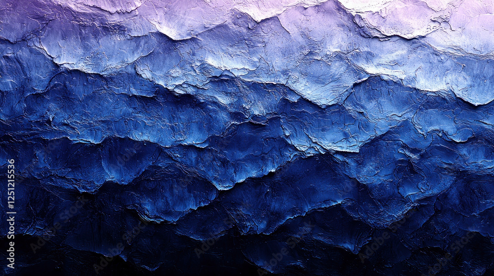 Fototapeta premium Blue purple rock texture background, abstract nature design element