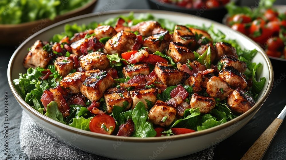 A vibrant salad in a white bowl, featuring an assortment of fresh greens, A vibrant salad in a white bowl, featuring an assortment of fresh greens,