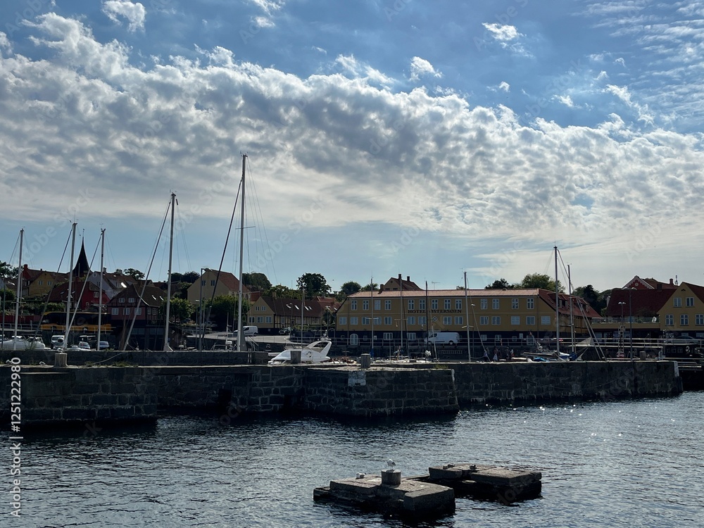 boats in the harbor