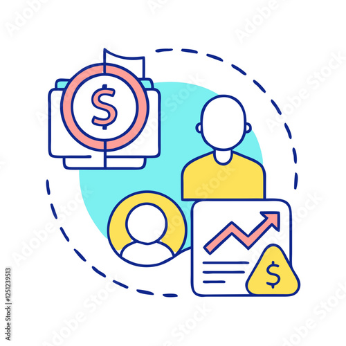 borrower icon, borrower vector illustration-simple illustration of borrower. perfect for borrower logos and icons