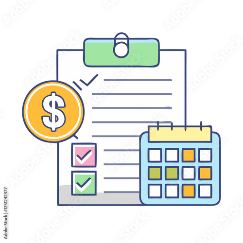 installment plan icon, installment plan vector illustration-simple illustration of installment plan. perfect for installment plan logos and icons