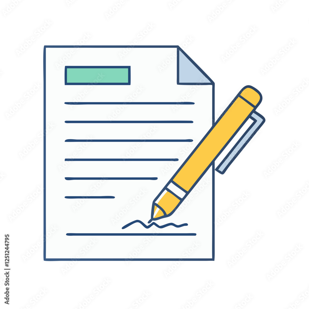 pen signing document icon, pen signing document vector illustration-simple illustration of pen signing document. perfect for pen signing document logos and icons pen signing document icon, pen signing document vector illustration-simple illustration of pen signing document. perfect for pen signing document logos and icons