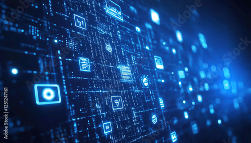 Technology Network Concept with Online Services