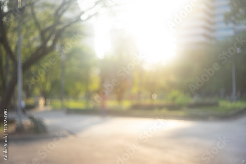 Wallpaper Mural Blur park with sun light abstract background Torontodigital.ca