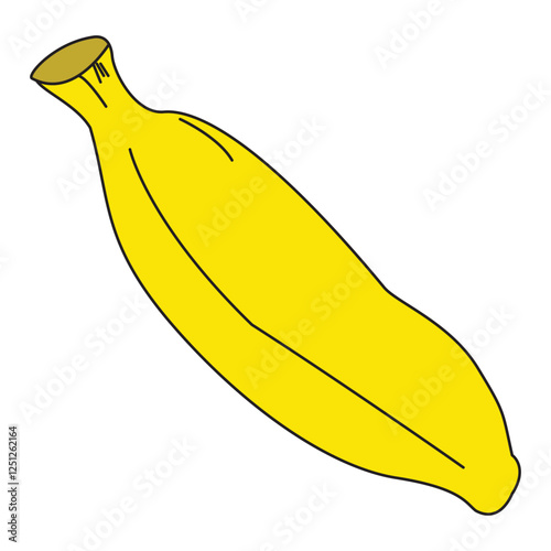 Banana fruit isolated on white background