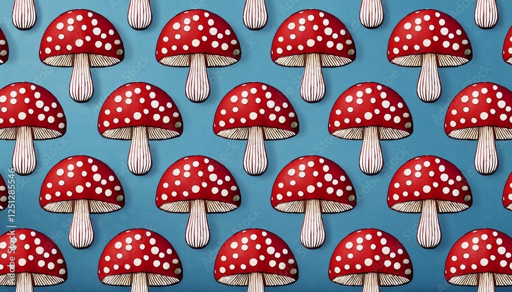 seamless pattern with mushrooms seamless pattern with mushrooms