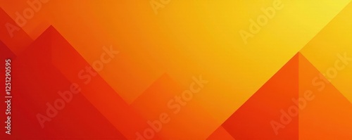 Abstract orange geometric shapes gradient background, shade, composition, minimal