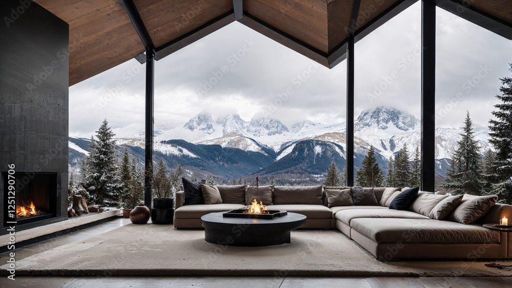 Obraz premium Infinite Horizon: Floating Glass Villages Above Clouds with AI-Guided Solar Drones