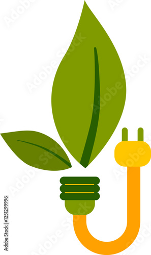 Eco Green Energy Illustration