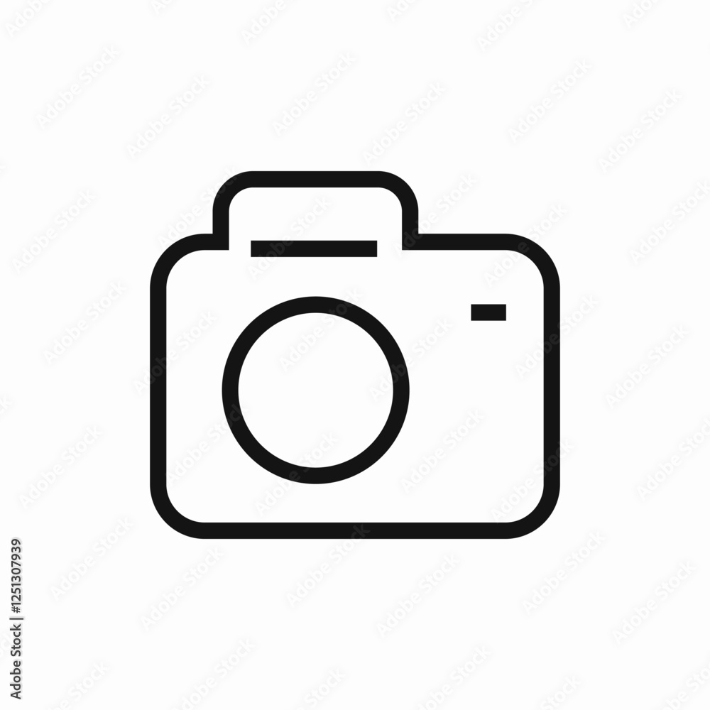Camera photography device icon vector sign Camera photography device icon vector sign
