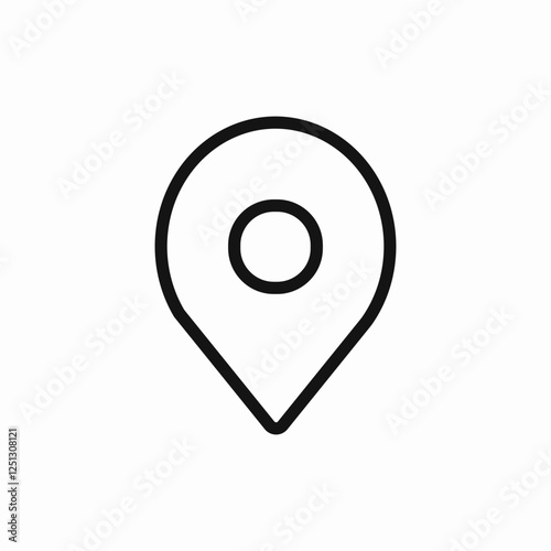 Free Download Location map pin icon vector sign - GFXLoad