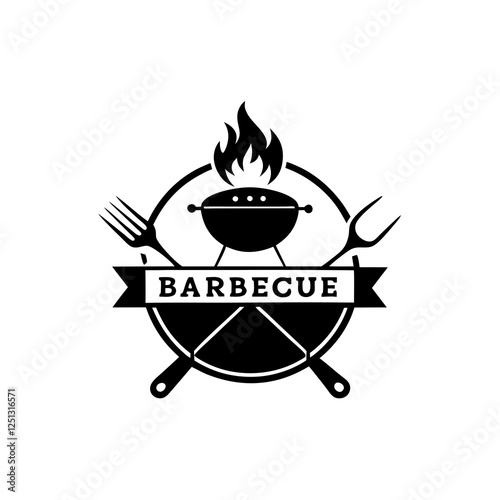 vector illustration of a barbecue grill