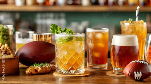 Refreshing drinks & snacks perfect for game day!  Enjoy the thrill of the match with friends.