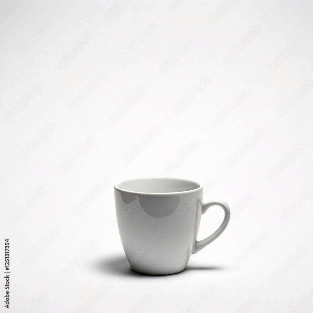 Coffee cup isolated on a white background front view Coffee cup isolated on a white background front view