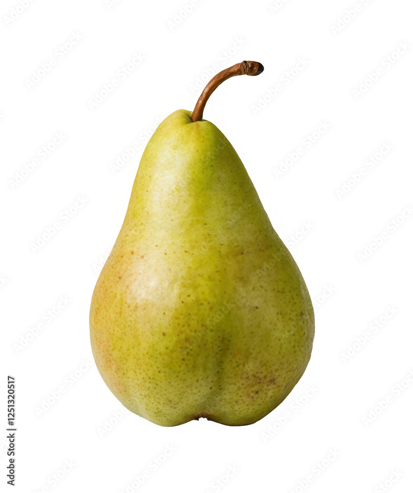 Green Pear isolated on transparent background cutout Green Pear isolated on transparent background cutout