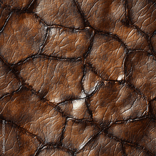 seamless brown leather background