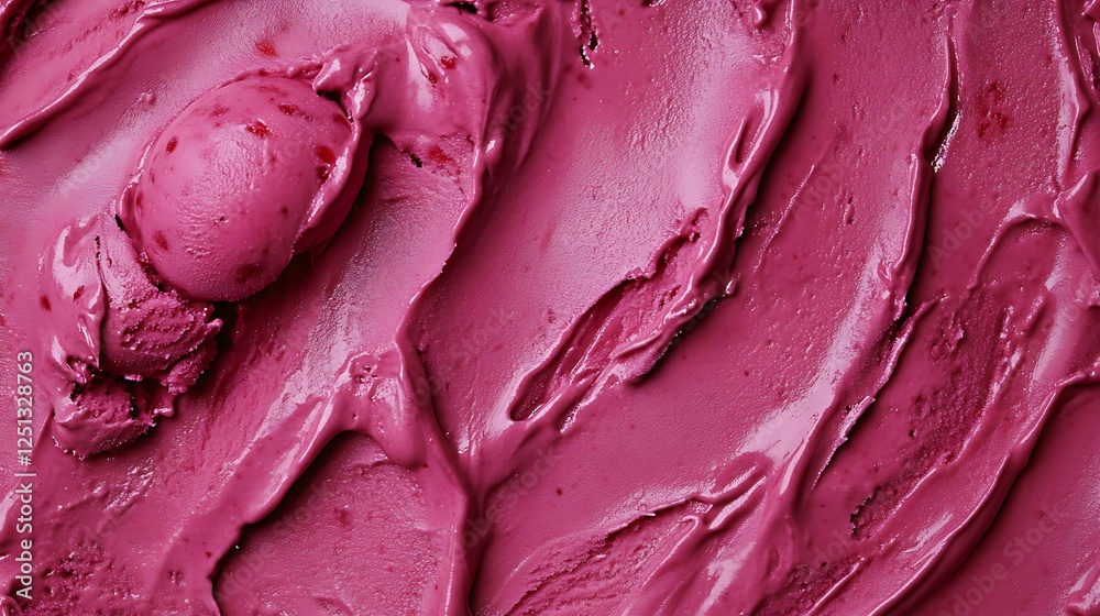 Homemade raspberry strawberry red ice cream ice cream as symbol and concept of summer vacations Homemade raspberry strawberry red ice cream ice cream as symbol and concept of summer vacations