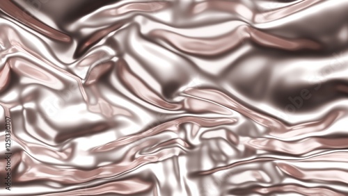 Close-up of satin showcasing unique textures and patterns.